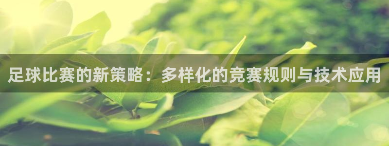 足球比赛的新策略：多样化的竞赛规则与