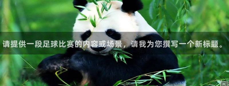  请提供一段足球比赛的内容或场景，请我为您撰写一个新标题。