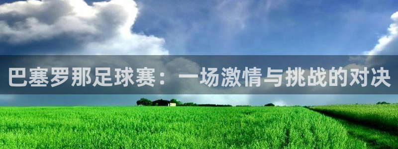 巴塞罗那足球赛：一场激情与挑战的对决